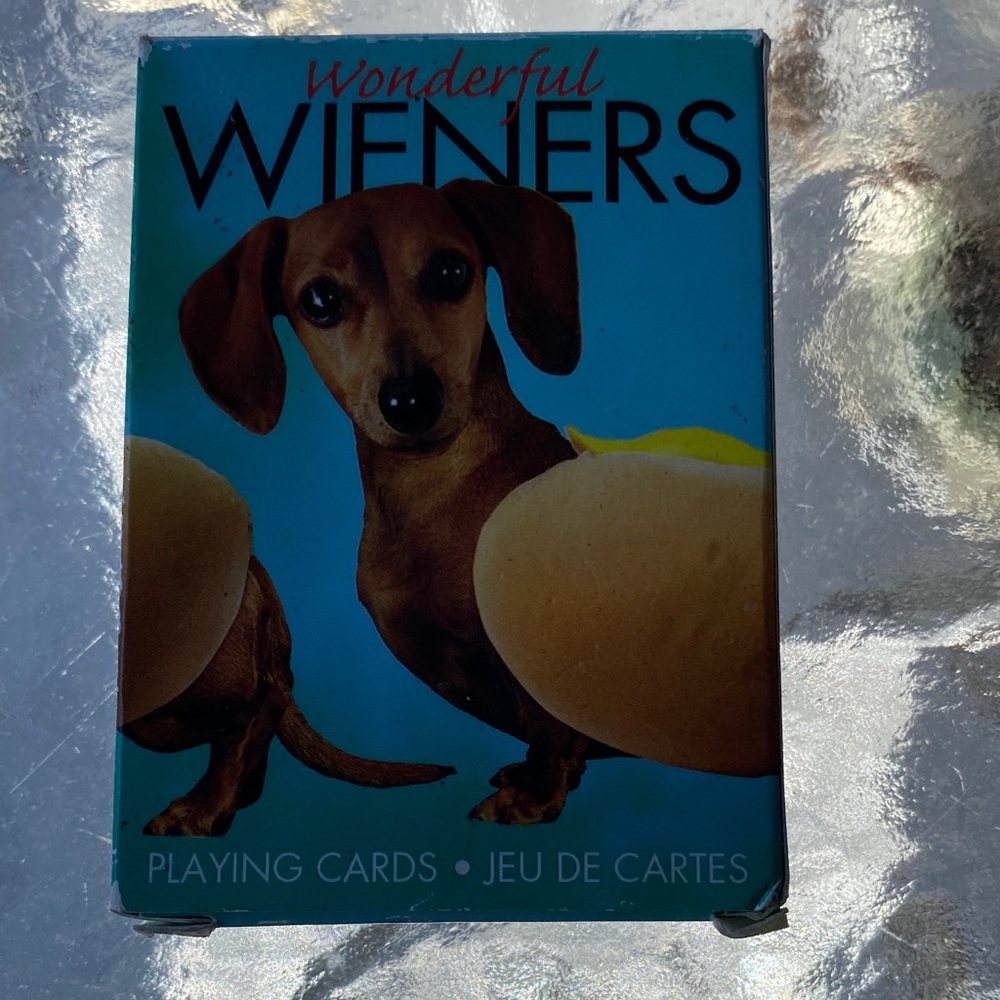 Wonderful Wieners Blue Dachshund Playing Cards
Never used